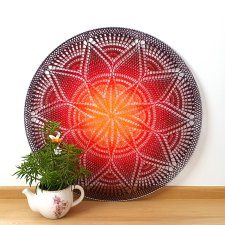 Szydełkowa mandala 80 cm