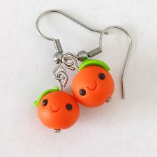 Pomarańczowe Kolczyki Pomarańcze