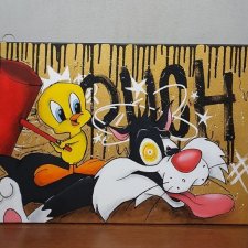 Sylwester & Tweety 50x70