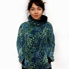Bluza damska gałązki granatowe 2XS-6XL