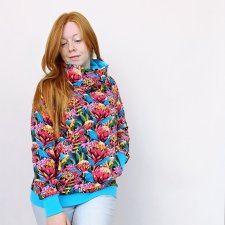 Bluza damska WIOLA kolorowa protea