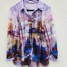 ATELIER GS - WZORZYSTA BLUZKA
