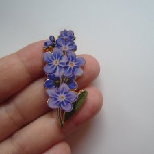 PIN PRZYPINKA BROSZKA NIEZAPOMINAJKI