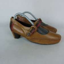 Hotter Navajo skórzane czółenka skóra naturalna 7 / 41 26 cm