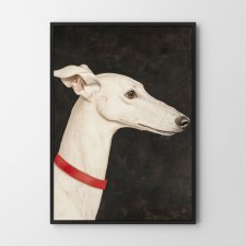 Plakat Piesek Pies ilustracja 30x40 cm - kolor brązowy