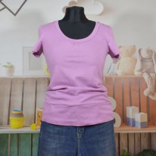 T-shirt damski bawełniany S – "Różowa klasyka"