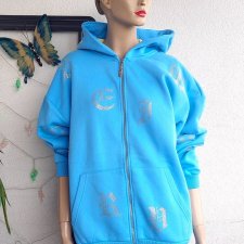 review bluza kryształkami bawełna