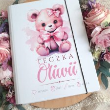 TECZKA  NA RYSUNKI metryczka urodzenia, prezent na narodziny dziecka, chrzest