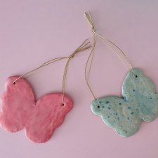 Motyle ceramiczne do powieszenia
