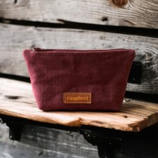 Burgundowa kosmetyczka MIDI