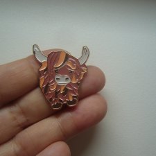 PIN PRZYPINKA BROSZKA KROWA