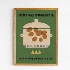 Plakat 50 x 70 cm Ziemniaki