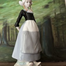 Duża 27 cm porcelanowa figurka w stylu Nao Lladro