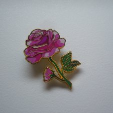 PIN PRZYPINKA BROSZKA RÓŻA