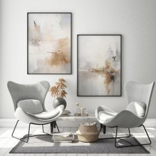 Zestaw plakatów abstrakcje mazy - format 61x91 cm