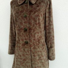 NESS - AKSAMITNY PŁASZCZ R