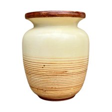 Ceramiczny wazon VEB Haldensleben, Niemcy, lata 50.