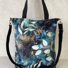 Torba na ramię XXL- print szuwary
