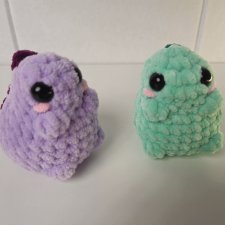 Mini Tirex szydełkowany