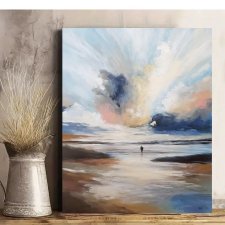 Na plaży-obraz akryl 60/50 cm