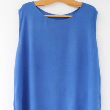 PLUS SIZE bluzka top kobalt