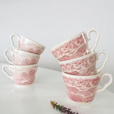 Zestaw 6 filiżanek z angielskiej porcelany