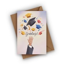 KARTKA Z OKAZJI UKOŃCZENIA SZKOŁY- GRATULACJE!