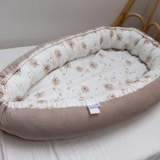 gniazdo niemowlęce kokon bambus Velvet