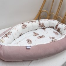 gniazdo niemowlęce kokon bambus Velvet