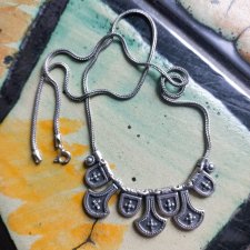 Naszyjnik Srebrny Dwustronny