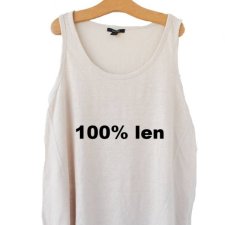exclusive 100% linen top plus size