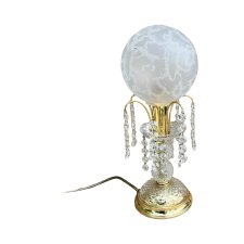 Lampa stołowa, Hollywood Regency, Sölken Leuchten, Niemcy, lata 80.
