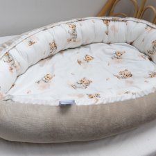 gniazdo niemowlęce kokon bambus Velvet