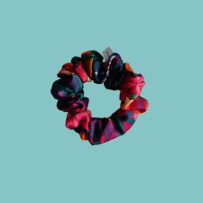 Gumka jedwabna, scrunchie, frotka kosmiczny sen MINI