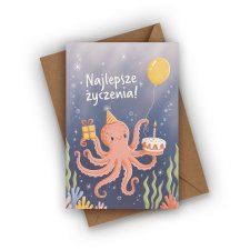 KARTKA URODZINOWA- NAJLEPSZE ŻYCZENIA!