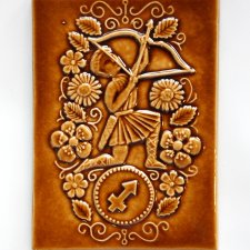 Ceramiczny obrazek Jie GANTOFTA strzelec