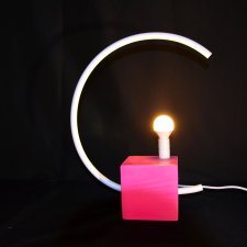 LAMPA UPCYCLING  RÓŻOWA 'C'