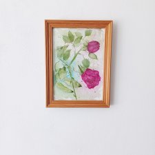 Akwarela w ramie15*20 cm