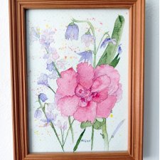 Akwarela w ramie15*20 cm