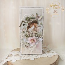 Kartka ślubna, prezent na ślub, pamiątka ślubu "SpringMemories1" GOTOWA