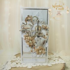 Kobieca kartka urodzinowa, 40 urodziny "Mint Memories 1" GOTOWA