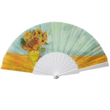 Wachlarz Słoneczniki Van Gogh - na lato dla miłośniczki sztuki