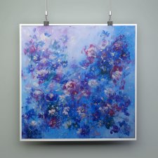 Granatowy wieczór – Plakat