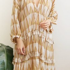 Zwiewna sukienka boho M