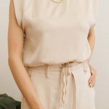 Satynowy top S