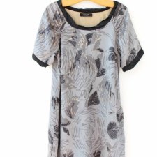 EXCLUSIVE silk dress SAND