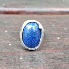 Lapis lazuli - pierścionek regulowany