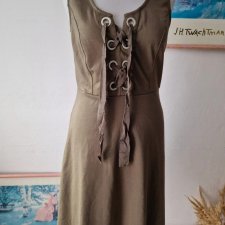 Vices zielona khaki letnia sukienka 40 42