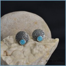 SKY TURQUOISE – Kolczyki ze Srebra i Turkusów