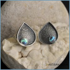 IRIDESCENT SHELL – Kolczyki ze Srebra i Muszli